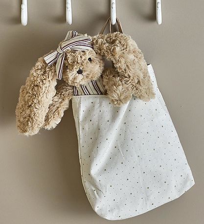Bloomingville Stofdukke m. Shopper - 28 cm - Vilma - Brun