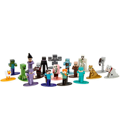 Jada Figurer - 18 stk. - Minecraft Multi-Pack Nanofigs