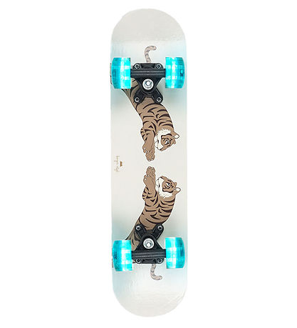 Konges Sløjd Skateboard - Med Lys - Tiger