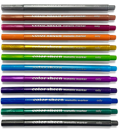 Ooly Tuscher - Color Sheen Metallic - 12 stk