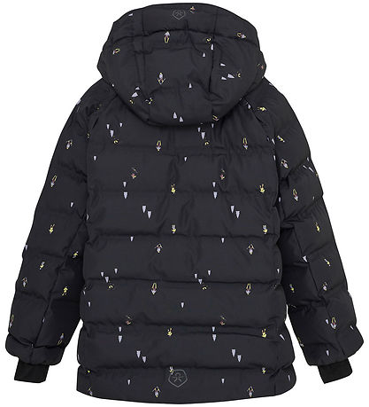 Color Kids Dynejakke - Quilt - Phantom m. Ski