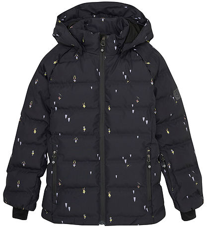 Color Kids Dynejakke - Quilt - Phantom m. Ski