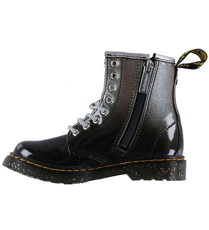 Dr. Martens Støvler - 1460 Glitter J - Silver/Sort