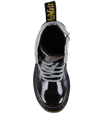 Dr. Martens Støvler - 1460 Glitter J - Silver/Sort