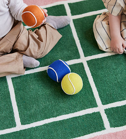 OYOY Rangle - Tennisbolde - Apricot / Blue