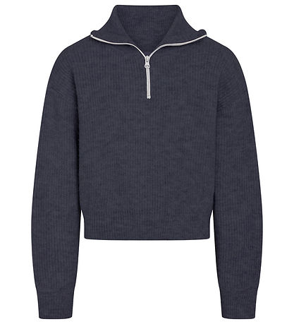 Grunt Bluse - Strik - GrSuso - Charcoal Melange