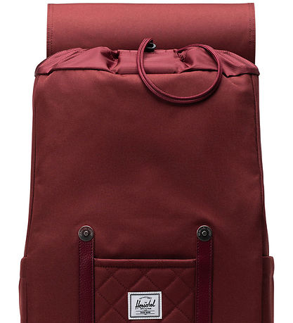 Herschel Rygsæk - Retreat - Oxblood Red Quilted