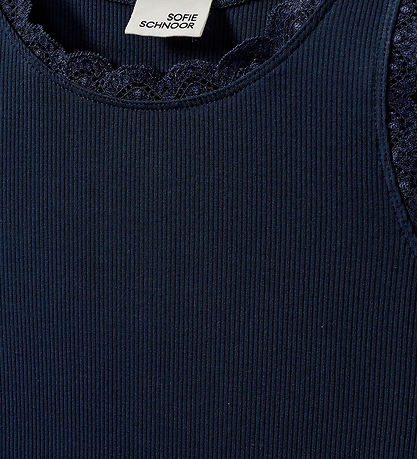 Sofie Schnoor Top - Rib - Navy Blue