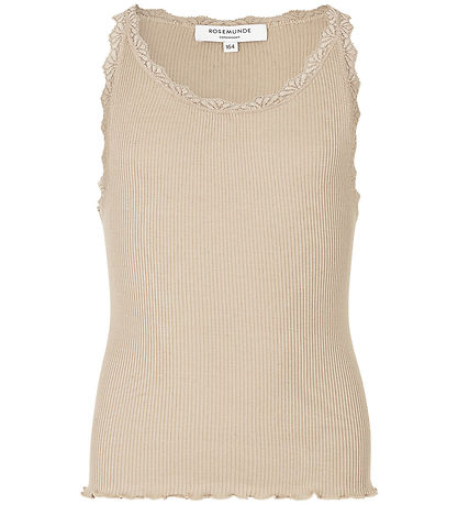 Rosemunde Top - RkBeathe -  Rib - Silver Lining m. Blonder