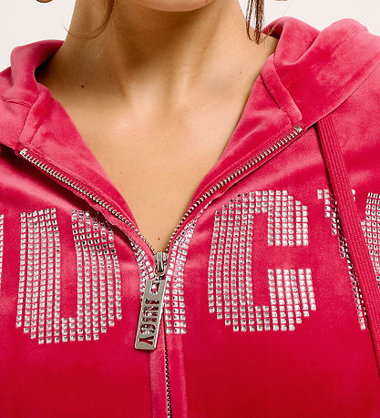 Juicy Couture Cardigan - Velour - Evy Impact - Astor Red