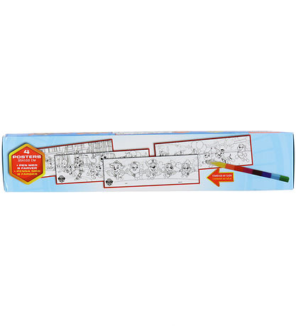 Alvilda Plakater - Paw Patrol Boks m. 4 Kæmpe Plakater