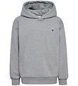 Hummel Hættetrøje - hmlJr  Loose Hoodie - Grey Melange