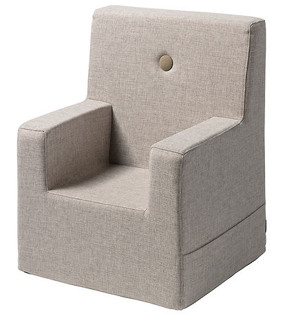 by KlipKlap Lænestol - Kids Chair XL - 63x49x42 cm - Beige w. Sa