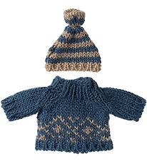 Maileg Sweater/Hat - Strik - Mus - Far