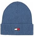 Tommy Hilfiger Hue - Strik - Heritage Beanie - Ocean Storm