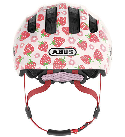 Abus Cykelhjelm - Smiley 3.0 Led - Rose Strawberry