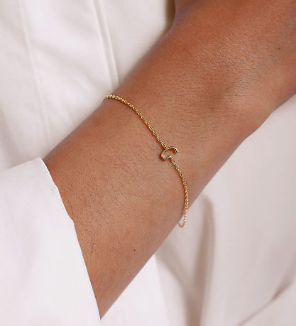 Design Letters Armbånd - G - 18K Guldbelagt