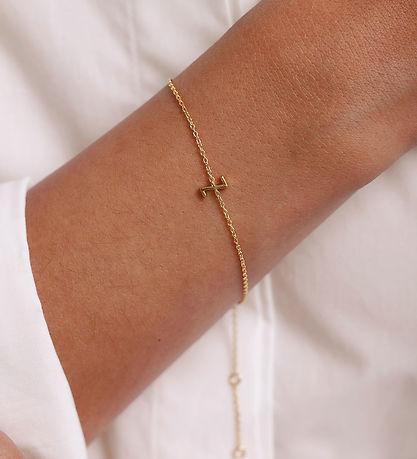 Design Letters Armbånd - Z - 18K Guldbelagt