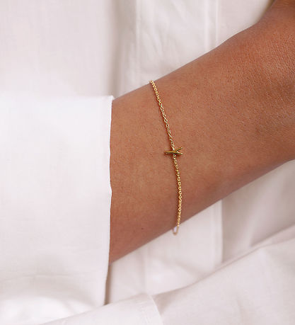 Design Letters Armbånd - Y - 18K Guldbelagt