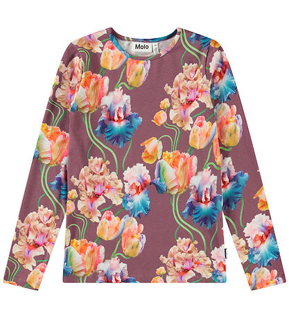 Molo Bluse - Rose - Rainbow Tulips