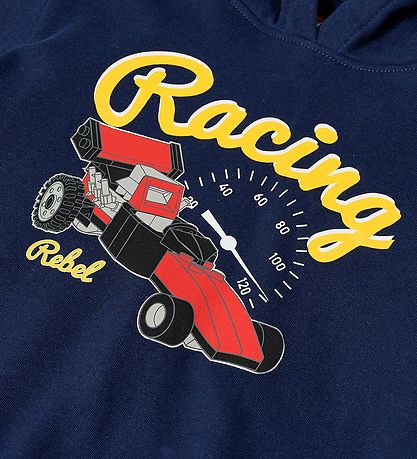 LEGO® Wear Hættetrøje - LWScout 708 - Dark Navy m. Print