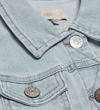 Kids Only Denimjakke - KogSara - Light Blue Denim