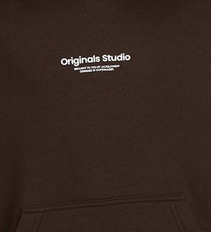 Jack & Jones Hættetrøje - JorVesterbro - Chocolate Torte/LOOSE