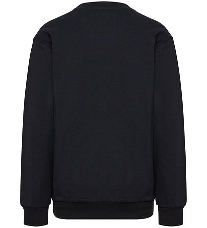 Hummel Sweatshirt - hmlTukas - Sort m. Print