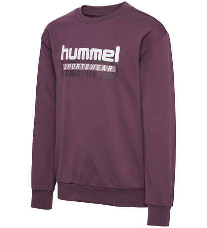 Hummel Sweatshirt - hmlTukas - Huckleberry m. Print