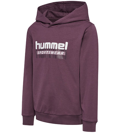 Hummel Hættetrøje - hmlTukas - Huckleberry m. Print