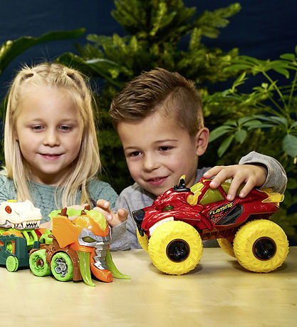 Dickie Toys Bil - Flaming Fire Monster - Lys/Lyd