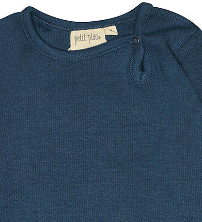 Petit Piao Body l/æ - Rib - Modal - Ensign Blue