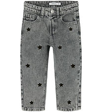 Name It Jeans - NmfBella Mom - Medium Grey Denim/Stars