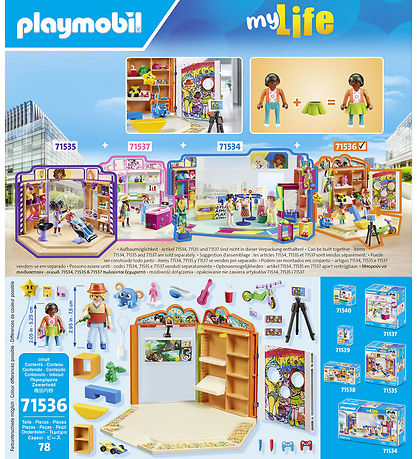 Playmobil My Life - Legetøjsbutik - 71536 - 78 Dele