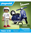 Playmobil Vespa - 1969 Vespa 150 Blå - 71622 - 16 Dele
