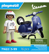Playmobil Vespa - 1969 Vespa 150 Blå - 71622 - 16 Dele