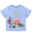 Stella McCartney Kids T-shirt - Lyseblå m. Patches
