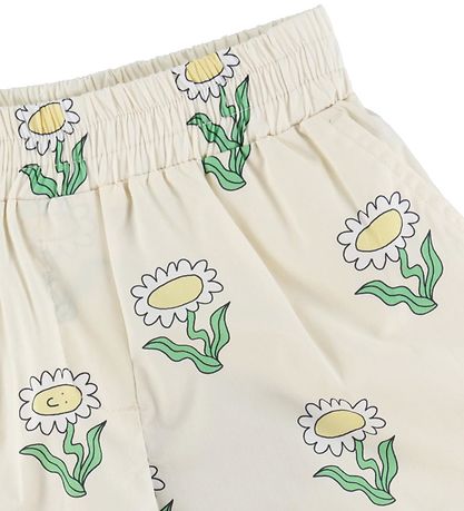Stella McCartney Kids Shorts - Creme m. Blomster