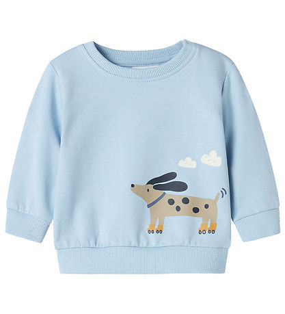 Name It Sweatshirt - NbfVonne - 2-pak - Cerulean/Dog On Wheels