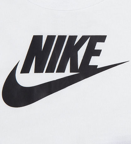 Nike Sweatsæt m. T-shirt - Baltic Blue/Sort