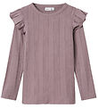 Name It Bluse - Noos - NmfJulia - Elderberry m. Hulmønster