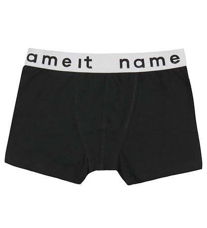 Name It Boxershorts - NkmBoxer - 3-pak - Sort/Bright White Waist