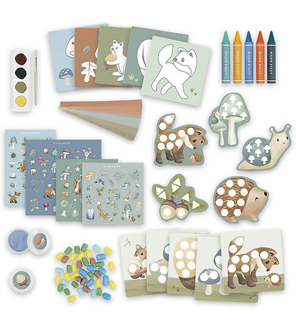 Little Dutch Kreativitetsæske - 50+ Dele - Forest Friends