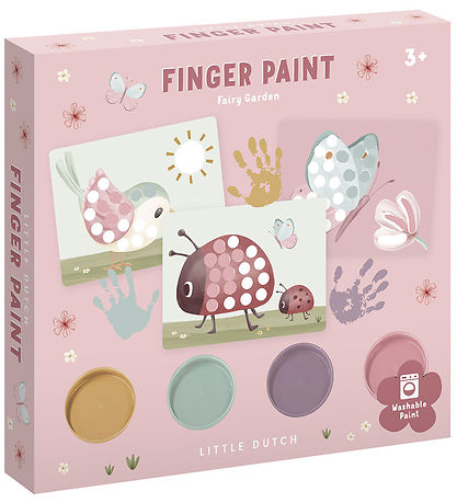 Little Dutch Fingermaling-sæt - Fairy Garden