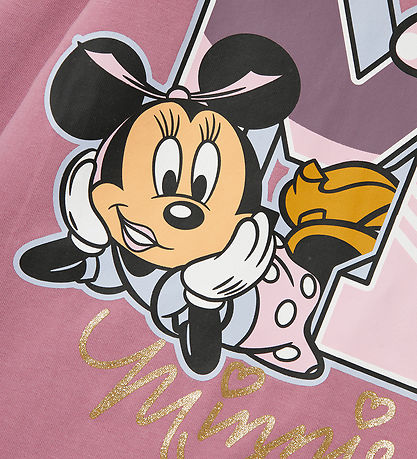 Name It Bluse - NmfNisiri - Disney Minnie - Mauve Orchid m. Prin
