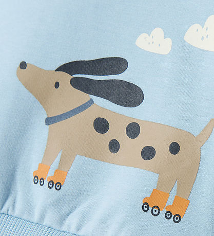 Name It Sweatshirt - NbmVonne - Cerulean/Dog on wheels