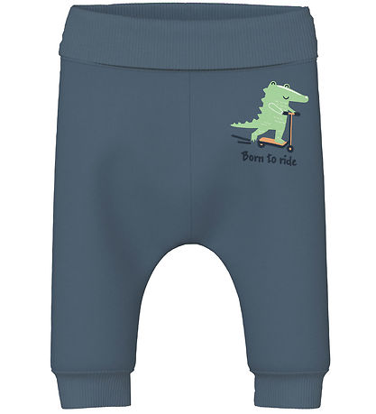 Name It Sweatpants - NbmVonne -  China Blue/Born to ride