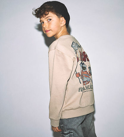 Name It Sweatshirt - NkmTegeo - Pure Cashmere m. Print