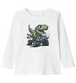 Name It Bluse - NmmVux - Bright White/Dino Race