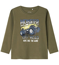 Name It Bluse - NmmVux - Dusty Olive/Offroad